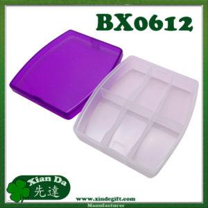 6 compartments pill holder