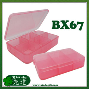 Pill case 1-6 compartment 