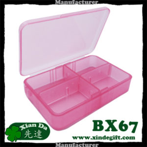 Pill case 1-6 compartment 