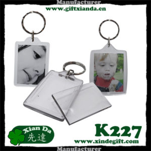 Rectangular Lens key ring