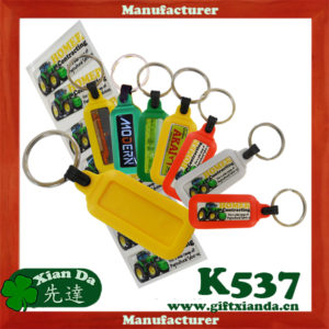 Epoxy sticker key tag key holder