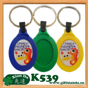 Epoxy key tag key holder