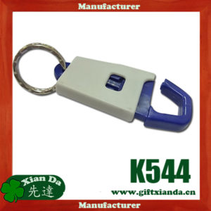 K544 Plastic Snap Hook Keychain Key Tag Holder 