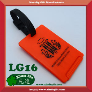 luggage tag with strap