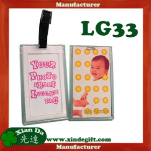 Name card holder photo frame luggage tag 